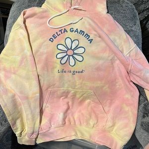 Tie-Dye Delta Gamma Sweatshirt University Tees